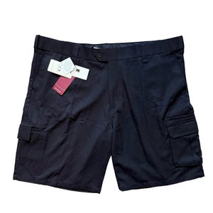 Biz Collection Black Cargo Shorts with Durable Design Size 122ST